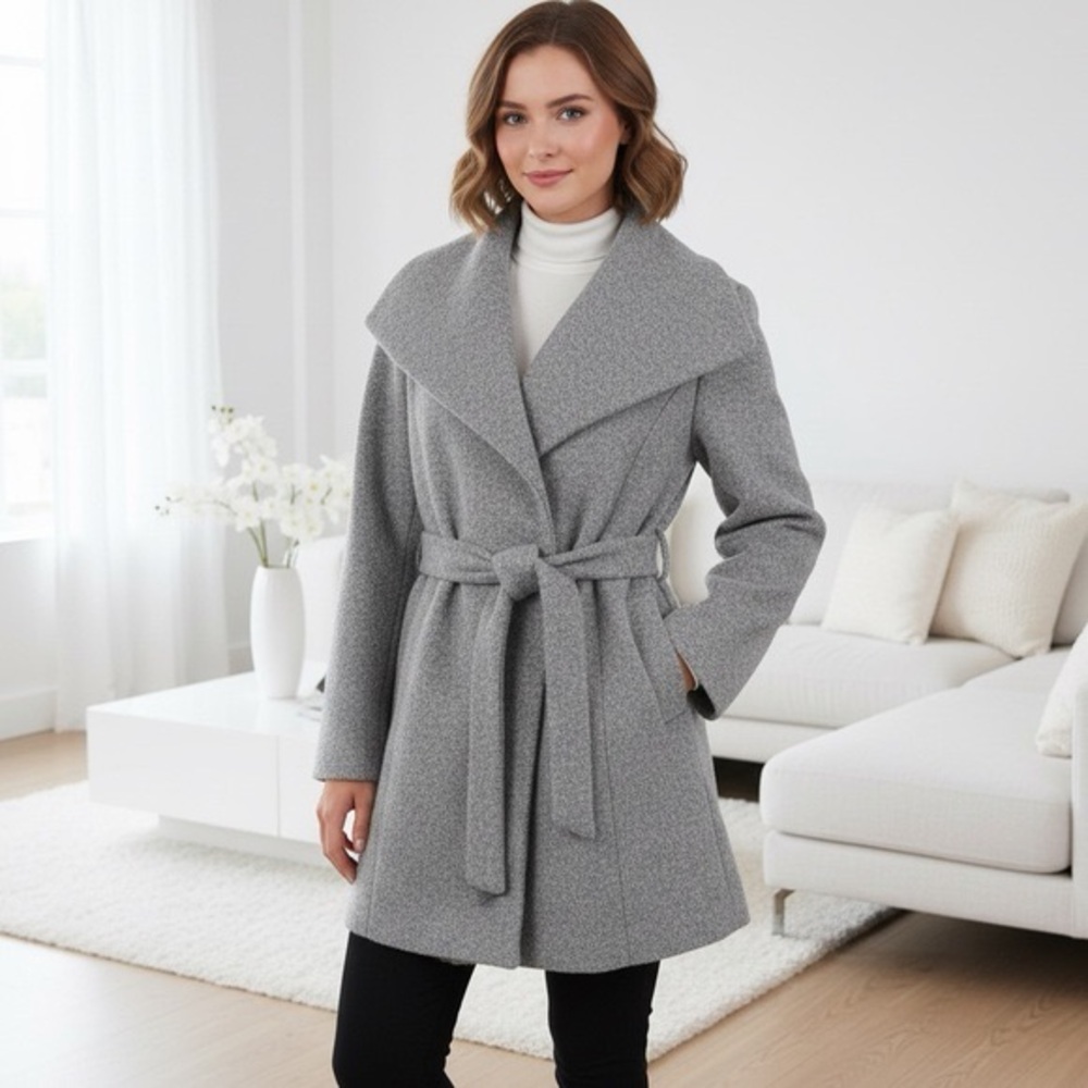 Calvin Klein Charcoal Grey Trench Coat